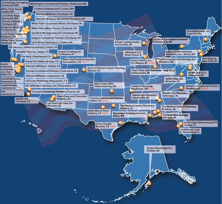 Map of Participants